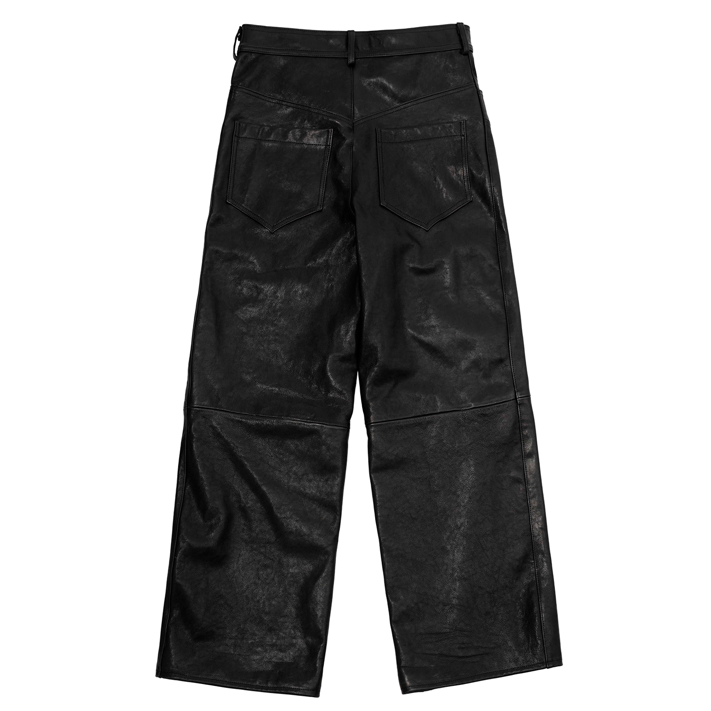 «++» Black Leather Pants