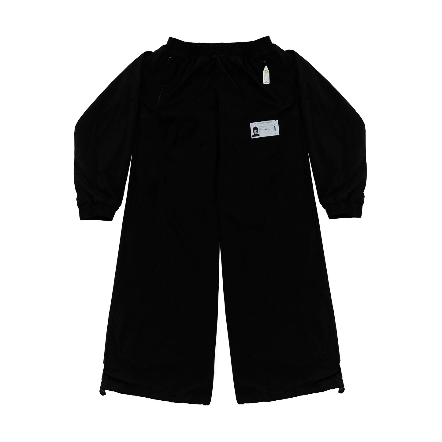 Patient Uniform #7599631 (Black Sleeved Pants)