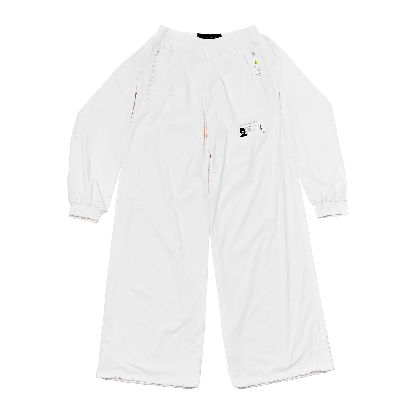 Patient Uniform #7599631 (White Sleeved Pants)