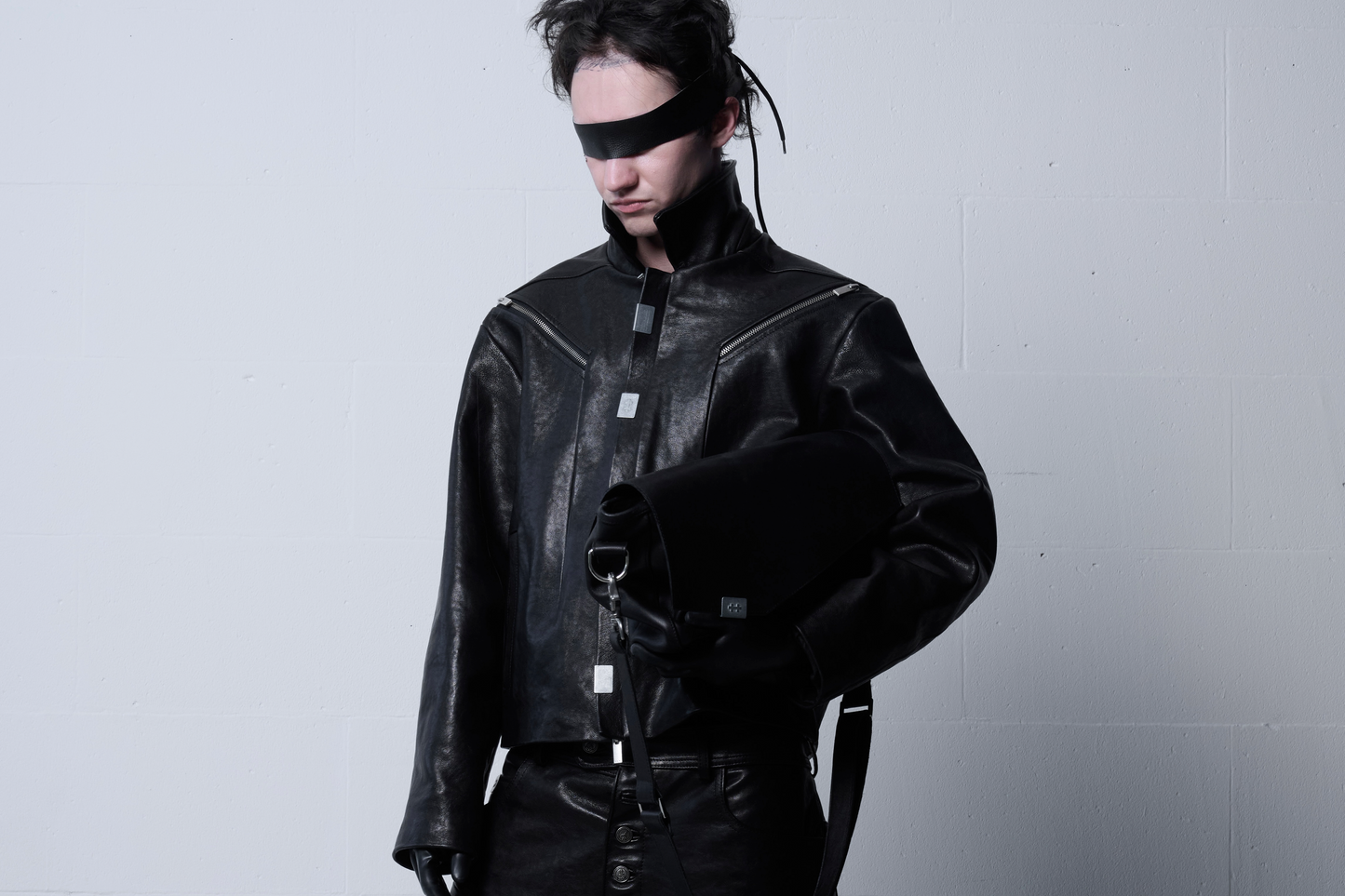 «++» Black Leather Jacket