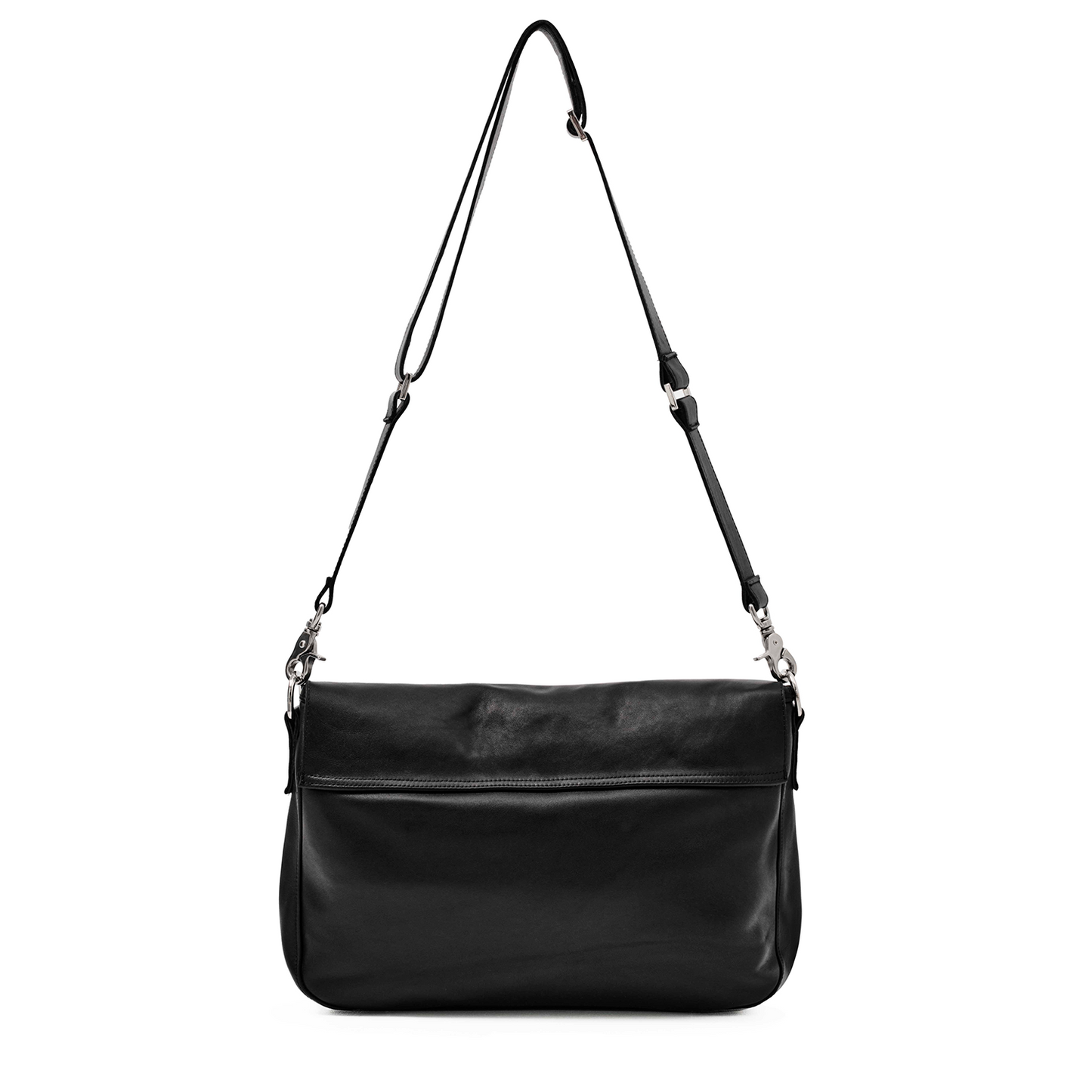 «++» Black Leather Bag