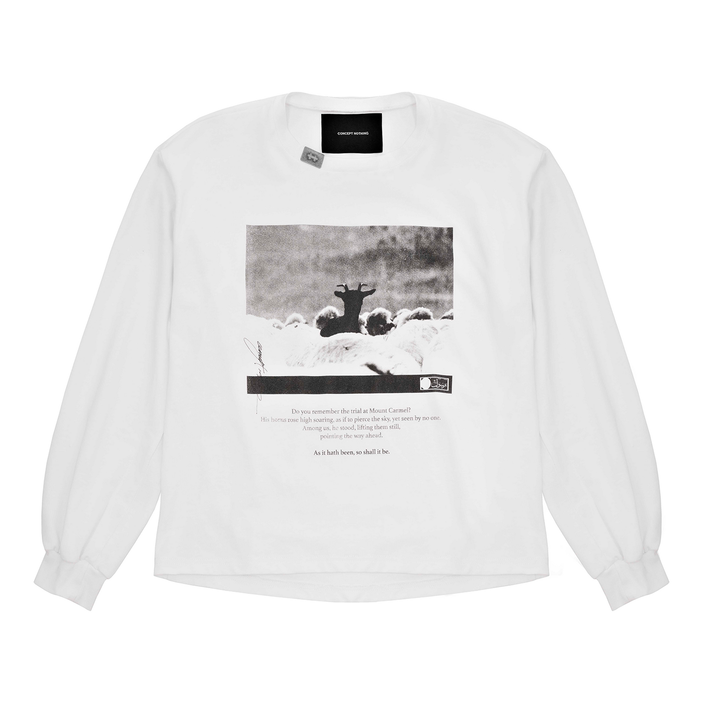 «Judas Goat» White Longsleeve