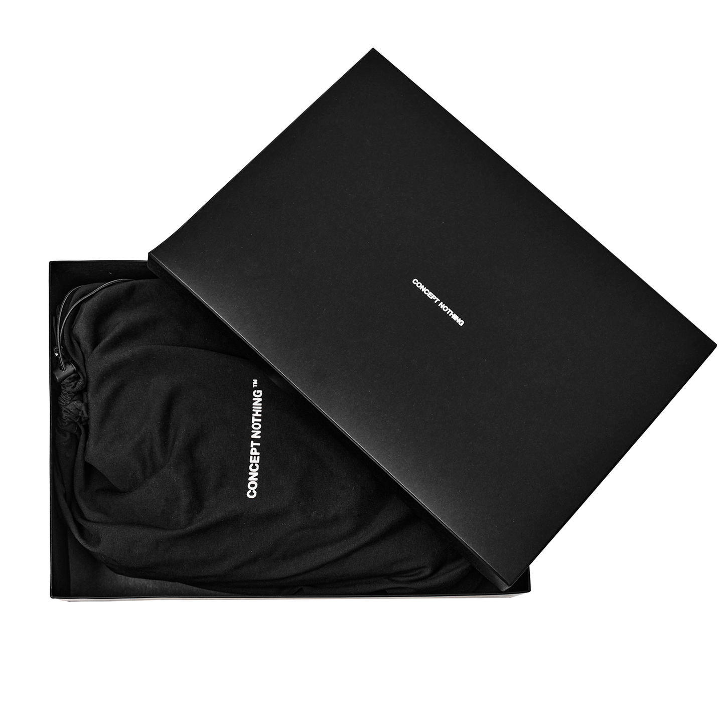 «++» Black Leather Bag