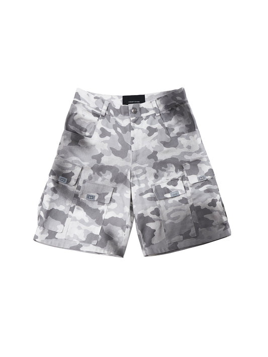 WHITE CAMO SHORTS