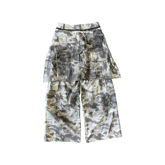 CN44 DIRTY WHITE CAMO PANTS