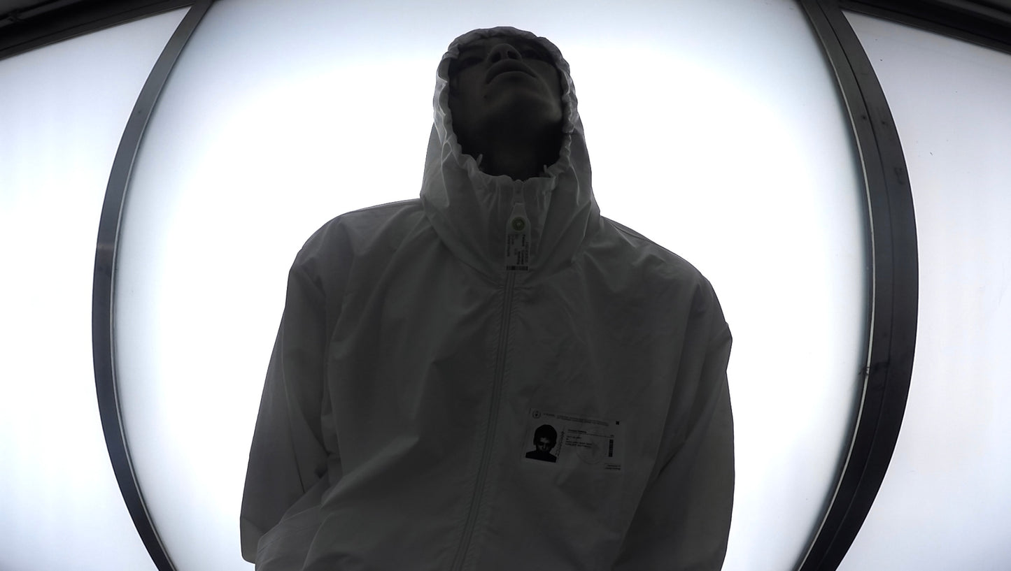 Patient Uniform #7599631 (White Windbreaker)