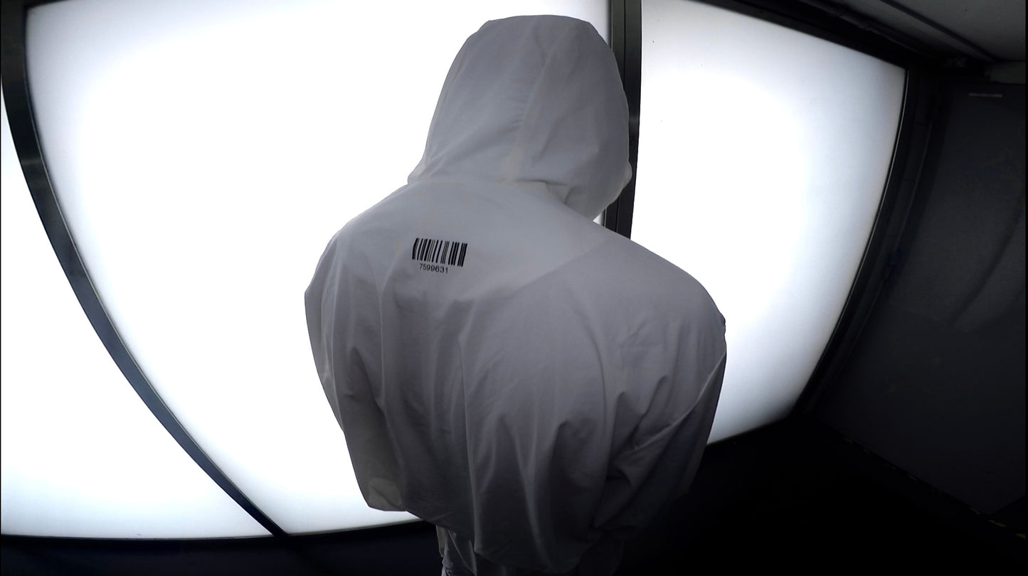 Patient Uniform #7599631 (White Windbreaker)