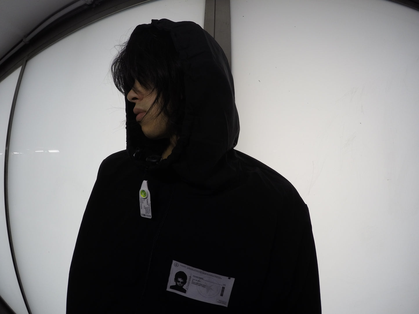 Patient Uniform #7599631 (Black Windbreaker)