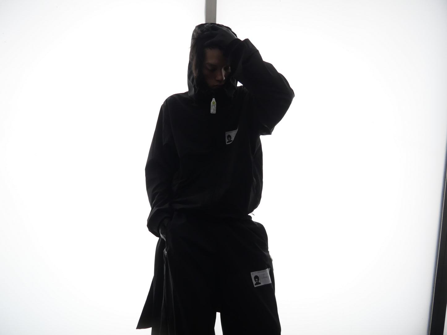 Patient Uniform #7599631 (Black Windbreaker)