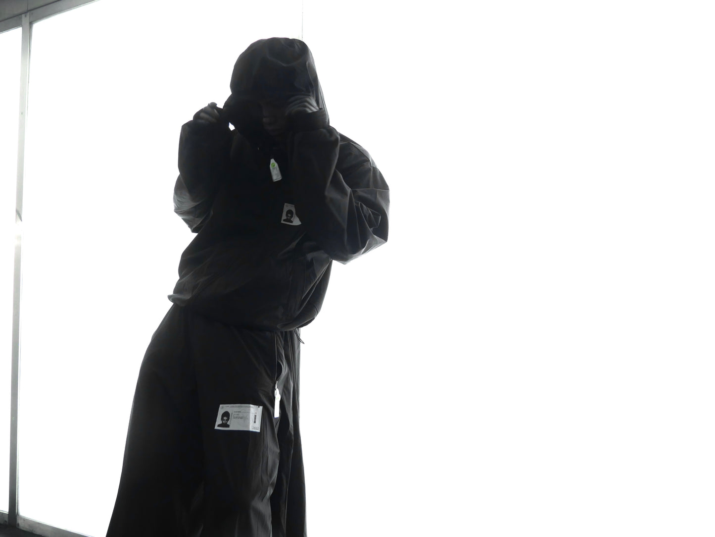 Patient Uniform #7599631 (Black Sleeved Pants)