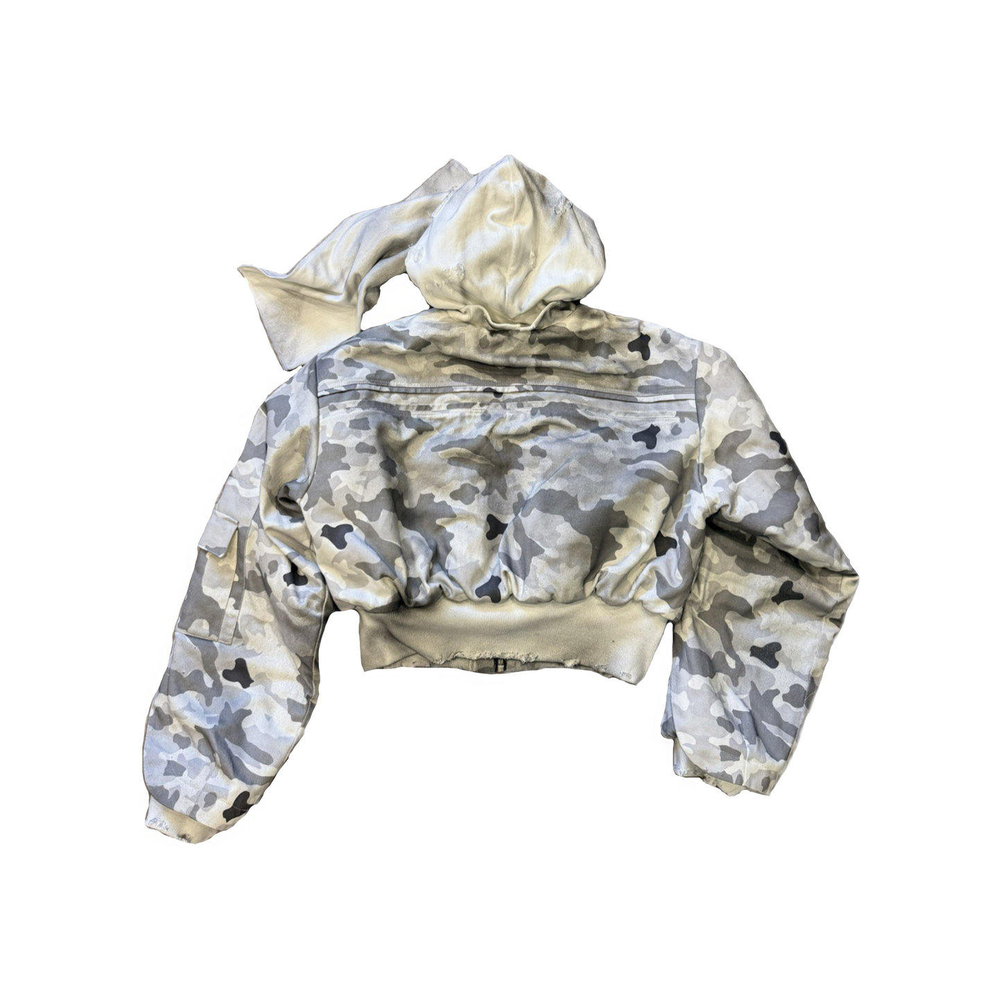 CN32 SCARF DIRTY WHITE CAMO BOMBER