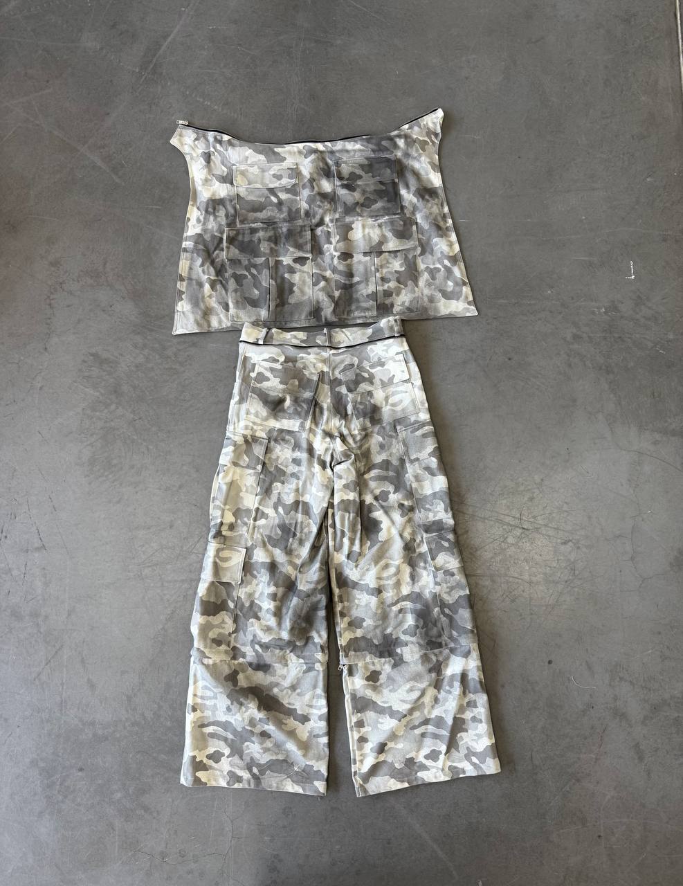 CN44 DIRTY WHITE CAMO PANTS