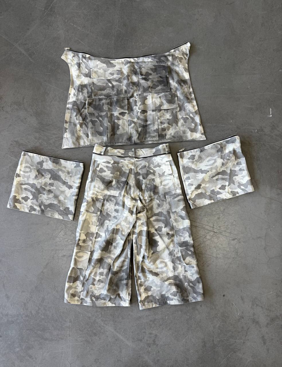 CN44 DIRTY WHITE CAMO PANTS – concept.nothing