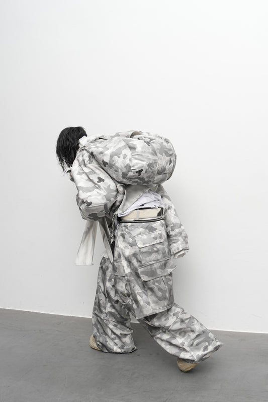 CN16 DIRTY WHITE CAMO BAG